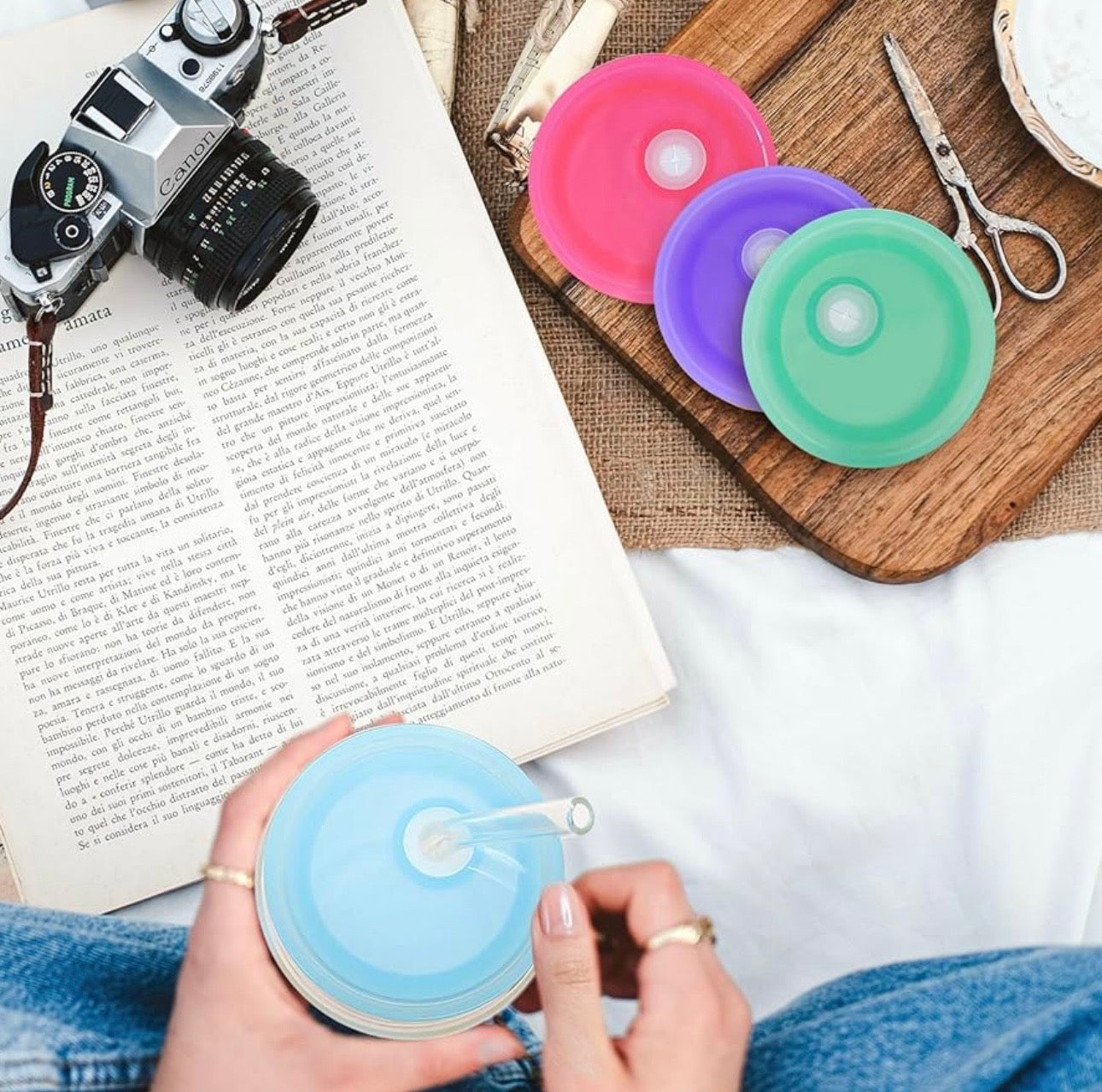 16oz Plastic Cup with Lid and Straw (NO GLITTER) just Unique Featuring Wrap.