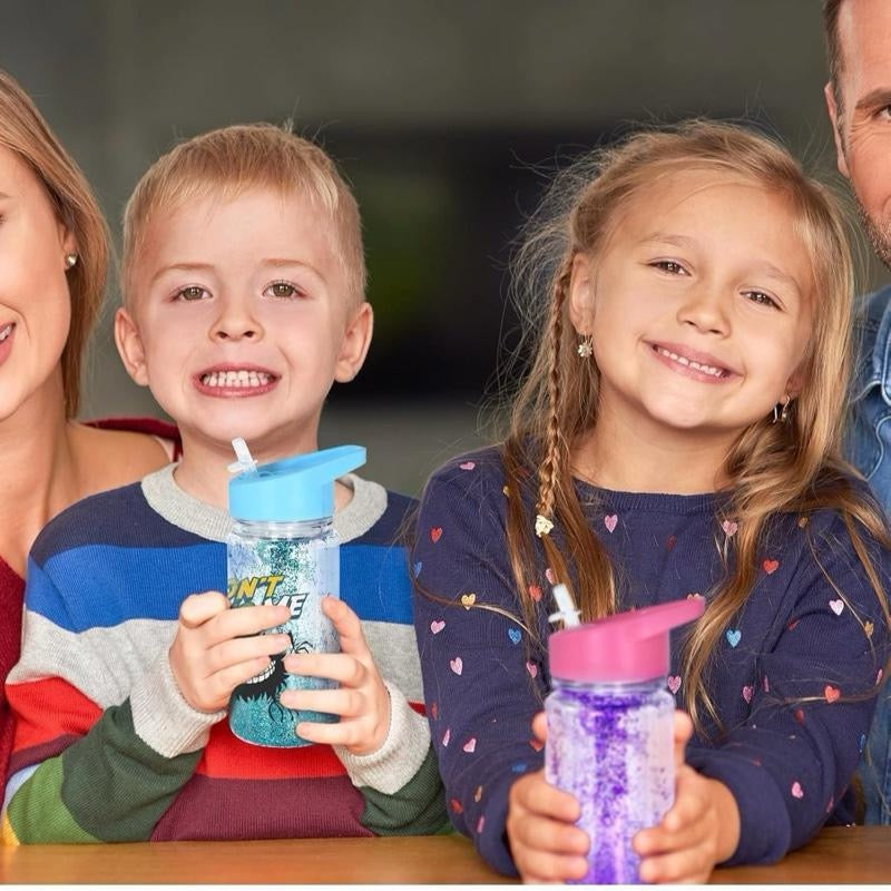 10oz Plastic Bottle Snow Globe Tumbler