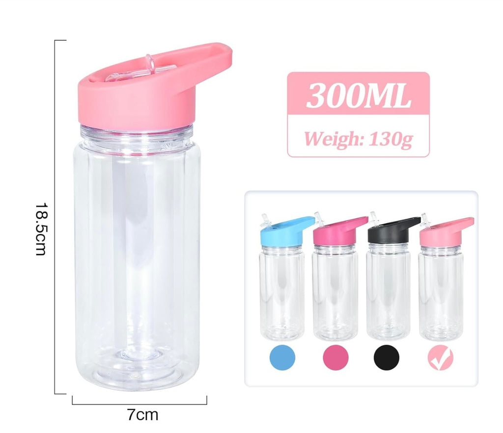 10oz Plastic Bottle Snow Globe Tumbler